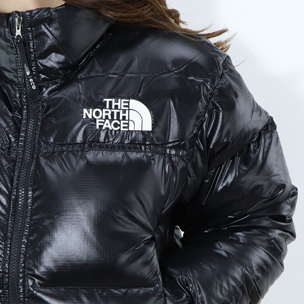 THE NORTH FACE ダウンウェア NUPTSE SHORT JACKET ブラック ヌプシ ショート丈 ロゴ ショート丈 NJ1DQ86A