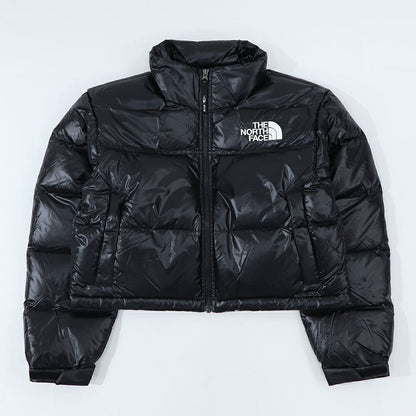 THE NORTH FACE ダウンウェア NUPTSE SHORT JACKET ブラック ヌプシ ショート丈 ロゴ ショート丈 NJ1DQ86A