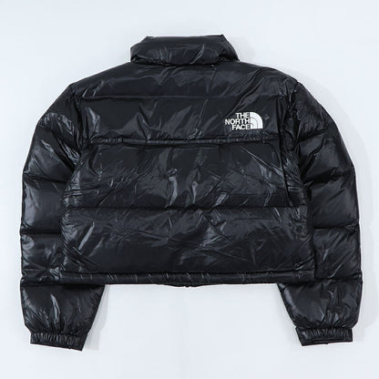 THE NORTH FACE ダウンウェア NUPTSE SHORT JACKET ブラック ヌプシ ショート丈 ロゴ ショート丈 NJ1DQ86A