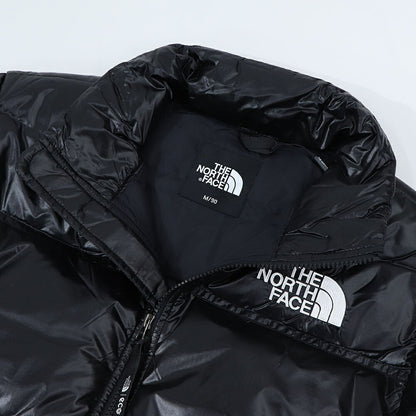THE NORTH FACE ダウンウェア NUPTSE SHORT JACKET ブラック ヌプシ ショート丈 ロゴ ショート丈 NJ1DQ86A
