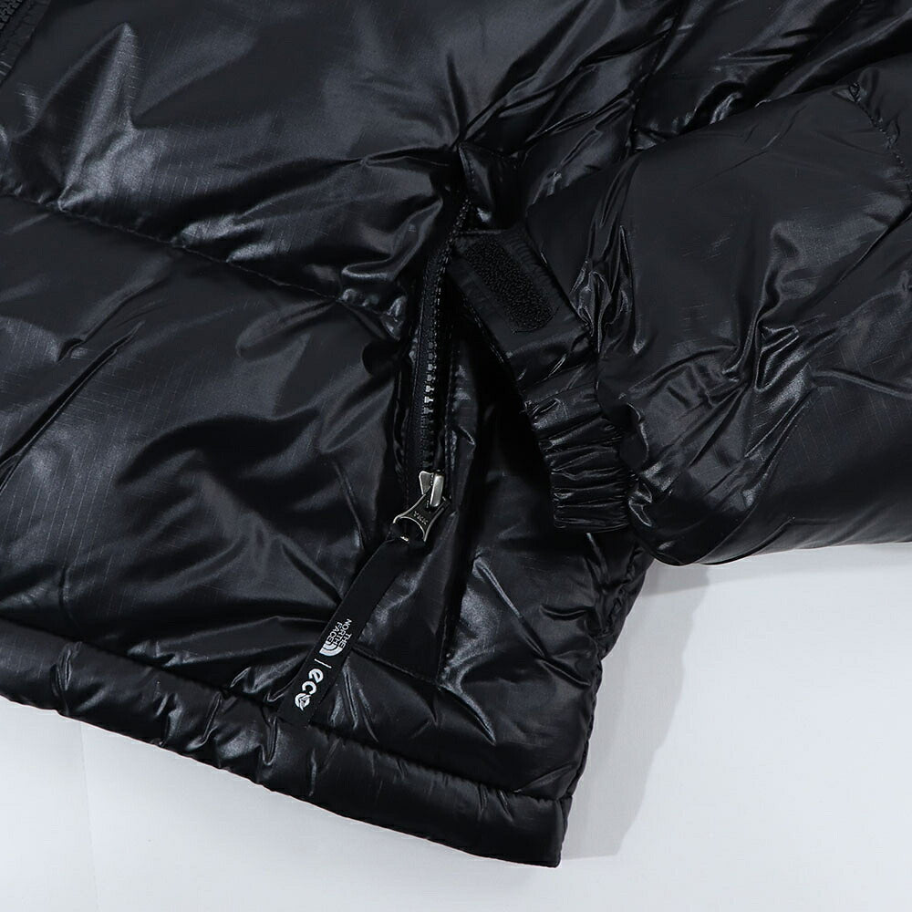 THE NORTH FACE ダウンウェア NUPTSE SHORT JACKET ブラック ヌプシ ショート丈 ロゴ ショート丈 NJ1DQ86A