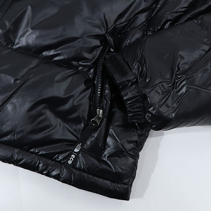 THE NORTH FACE ダウンウェア NUPTSE SHORT JACKET ブラック ヌプシ ショート丈 ロゴ ショート丈 NJ1DQ86A