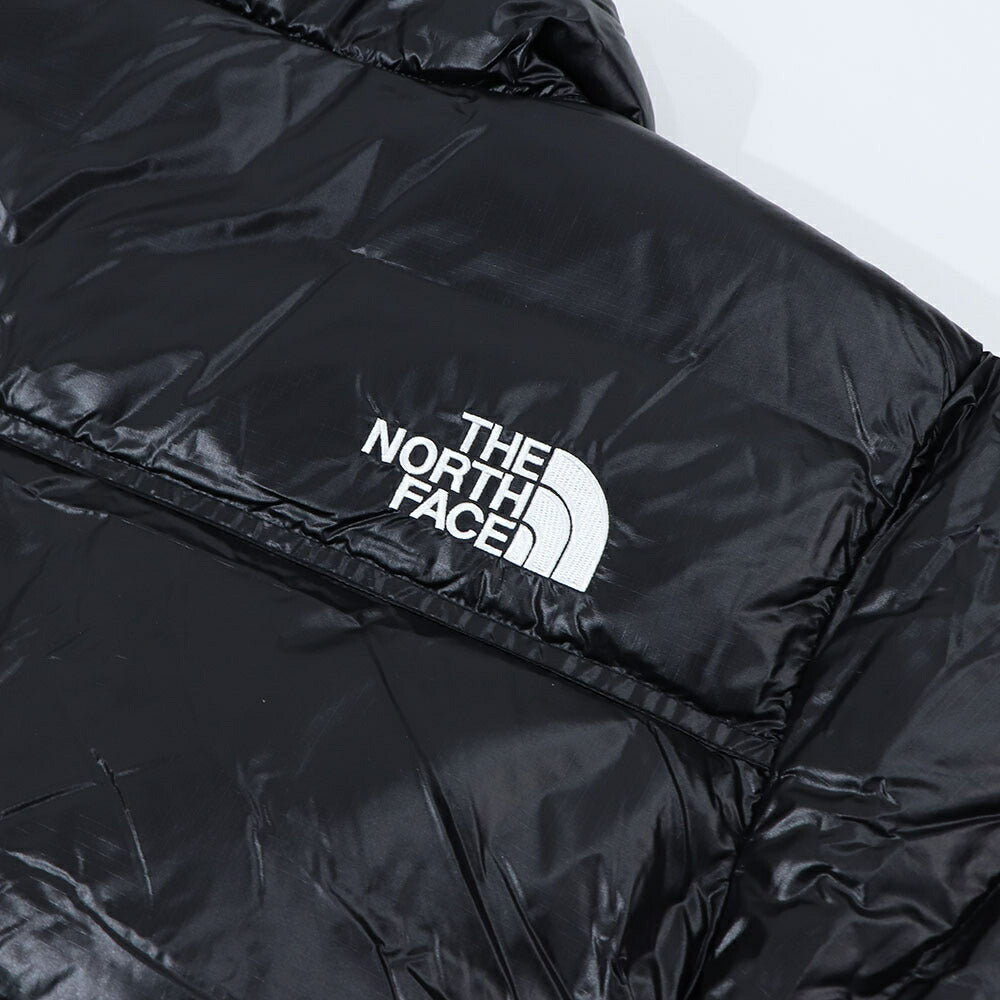 THE NORTH FACE ダウンウェア NUPTSE SHORT JACKET ブラック ヌプシ ショート丈 ロゴ ショート丈 NJ1DQ86A