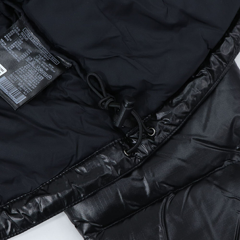 THE NORTH FACE ダウンウェア NUPTSE SHORT JACKET ブラック ヌプシ ショート丈 ロゴ ショート丈 NJ1DQ86A