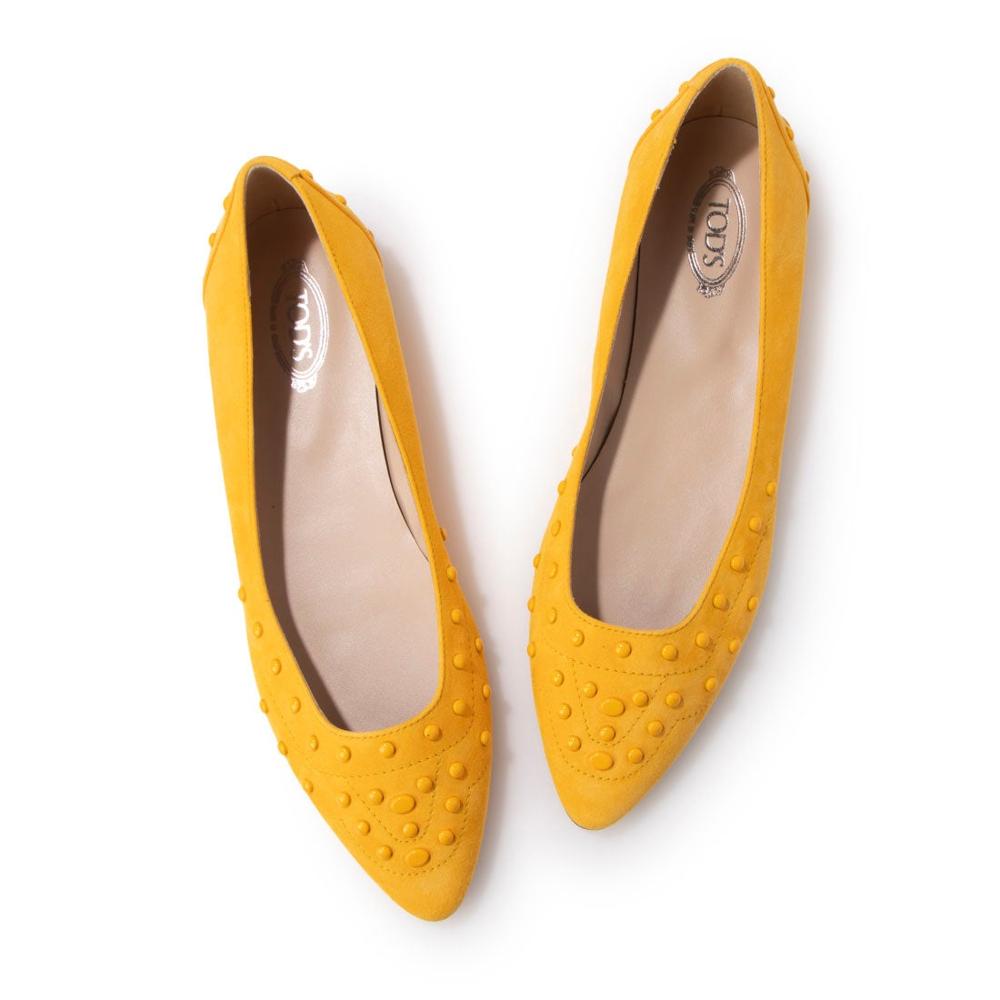 トッズ パンプス XXW19B0AB1ZHR0G212 イエロー