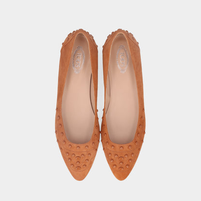 トッズ XXW22B0AB1ZHR0G807  パンプス  キャメル