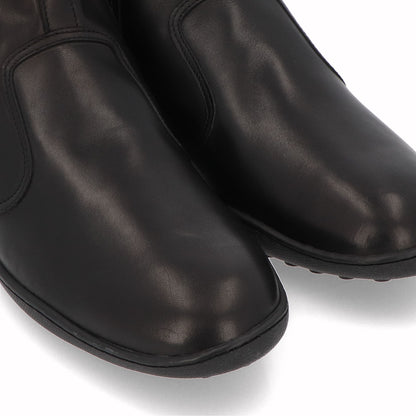 トッズ TOD'S シューズ ブーツ メンズ TRONCH.ELASTICO GOMMA 08A V2J ブラック×レッド レザー サイドゴアブーツ フェラーリ ロゴ XRM08A0BT30V2J 058V