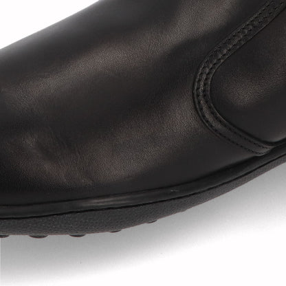 トッズ TOD'S シューズ ブーツ メンズ TRONCH.ELASTICO GOMMA 08A V2J ブラック×レッド レザー サイドゴアブーツ フェラーリ ロゴ XRM08A0BT30V2J 058V