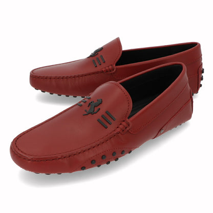 トッズ TODS ドライビングシューズ メンズ シューズ レザーシューズ ローファー モカシン ゴンミーニ レッド レザー 本革 フェラーリ XRM0EO0CT90BR0R007