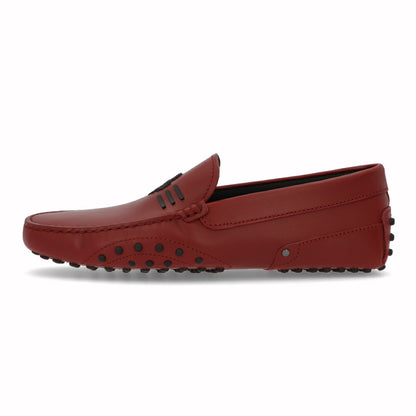 トッズ TODS ドライビングシューズ メンズ シューズ レザーシューズ ローファー モカシン ゴンミーニ レッド レザー 本革 フェラーリ XRM0EO0CT90BR0R007