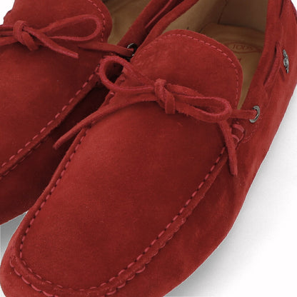 トッズ TOD'S シューズ レザーシューズ メンズ LACCOETTO CAVALLINO RE0 ROSSO ARANC SC レッド スエード ゴンミーニ ドライビングシューズ モカシン フェラーリ ロゴ ツートンカラー リボン XRM0GW08531RE0R007