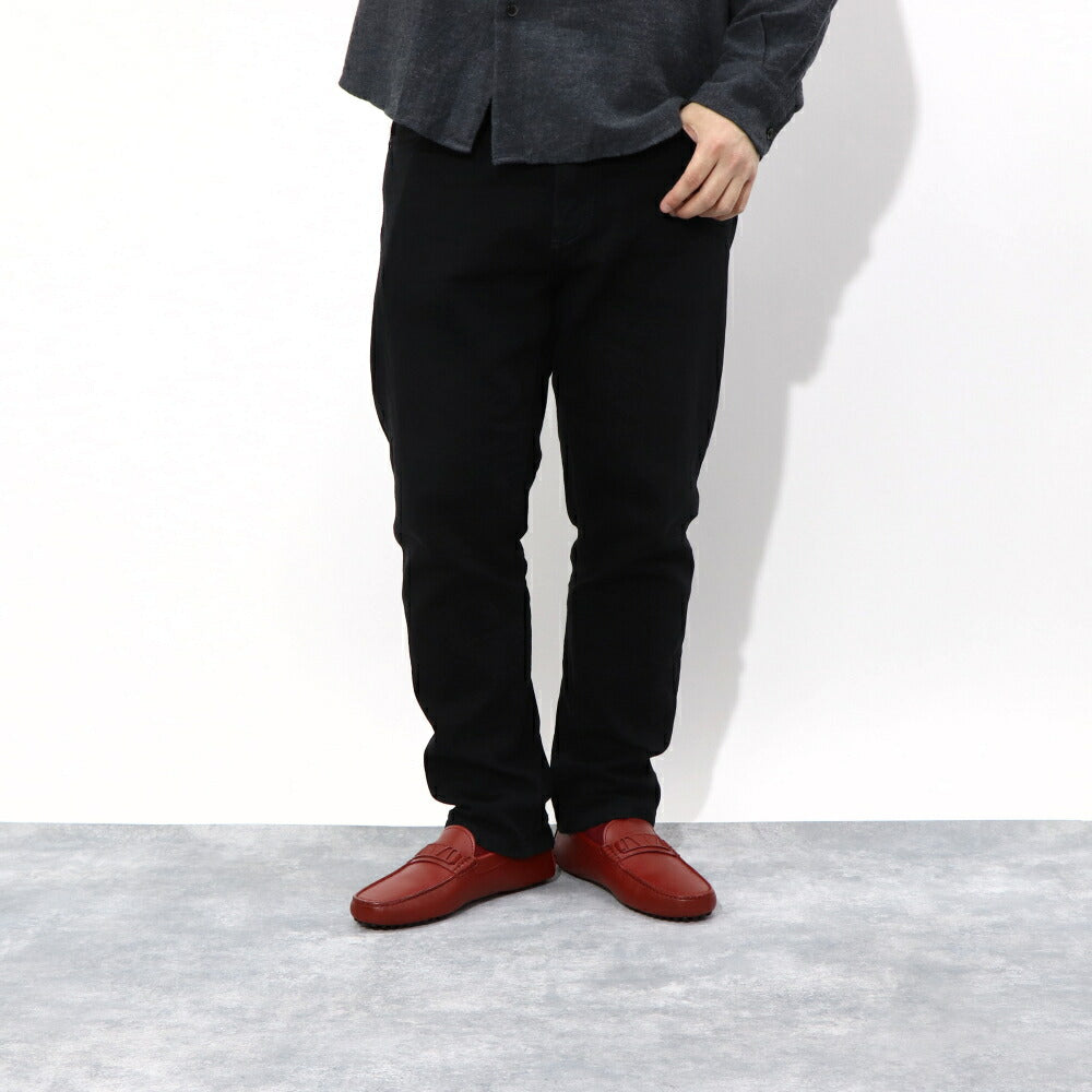 トッズ TOD'S ドライビングシューズ メンズ シューズ レザー シューズ NEW GOMMINI 122 MASCHERINA INETT.BR0 ROSSO ARANC SC レッド レザー ゴンミーニ モカシン フェラーリ ロゴ その他 XRM0GW0BT10BR0R007