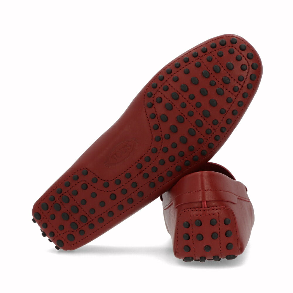 トッズ TOD'S ドライビングシューズ メンズ シューズ レザー シューズ NEW GOMMINI 122 MASCHERINA INETT.BR0 ROSSO ARANC SC レッド レザー ゴンミーニ モカシン フェラーリ ロゴ その他 XRM0GW0BT10BR0R007