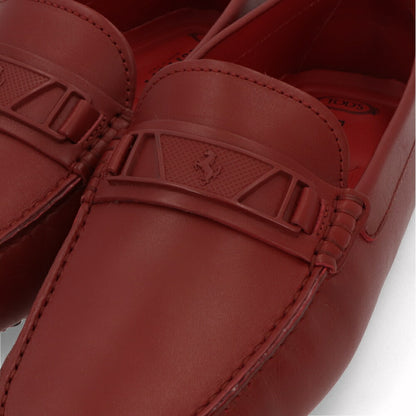 トッズ TOD'S ドライビングシューズ メンズ シューズ レザー シューズ NEW GOMMINI 122 MASCHERINA INETT.BR0 ROSSO ARANC SC レッド レザー ゴンミーニ モカシン フェラーリ ロゴ その他 XRM0GW0BT10BR0R007