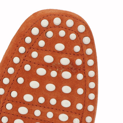 トッズ TOD'S シューズ レザーシューズ メンズ オレンジ スエード ゴンミーニ ドライビングシューズ モカシン フェラーリ ロゴ