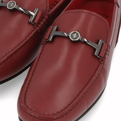 トッズ TOD'S シューズ レザーシューズ メンズ CITY GOMMINO DOPPIA TD90 レッド レザー ゴンミーニ ドライビングシューズ モカシン フェラーリ ロゴ メタルバックル XRM0LR0K750D90 R604