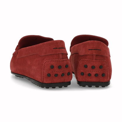 トッズ TOD'S シューズ レザーシューズ メンズ CITY GOMMINO MORSETTO BRACC RE0 ROSSO ARANC SC レッド スエード ゴンミーニ ドライビングシューズ モカシン フェラーリ ロゴ XRM0LR0W930RE0 R007