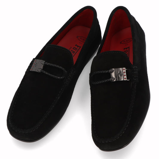 トッズ ゴンミーニ フェラーリ ドライビングシューズ ブラック