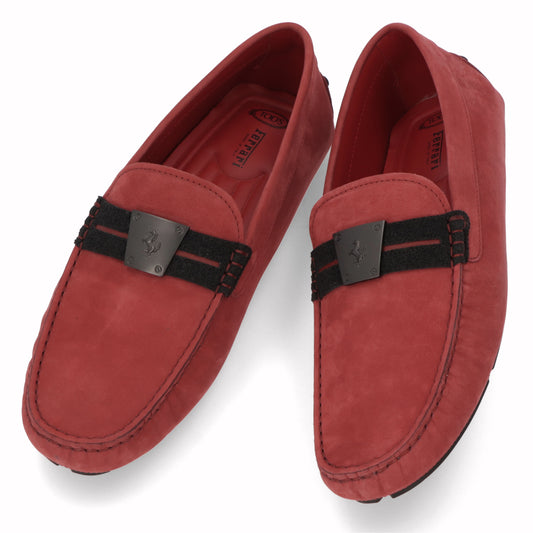 トッズ ゴンミーニ フェラーリ ドライビングシューズ レッド