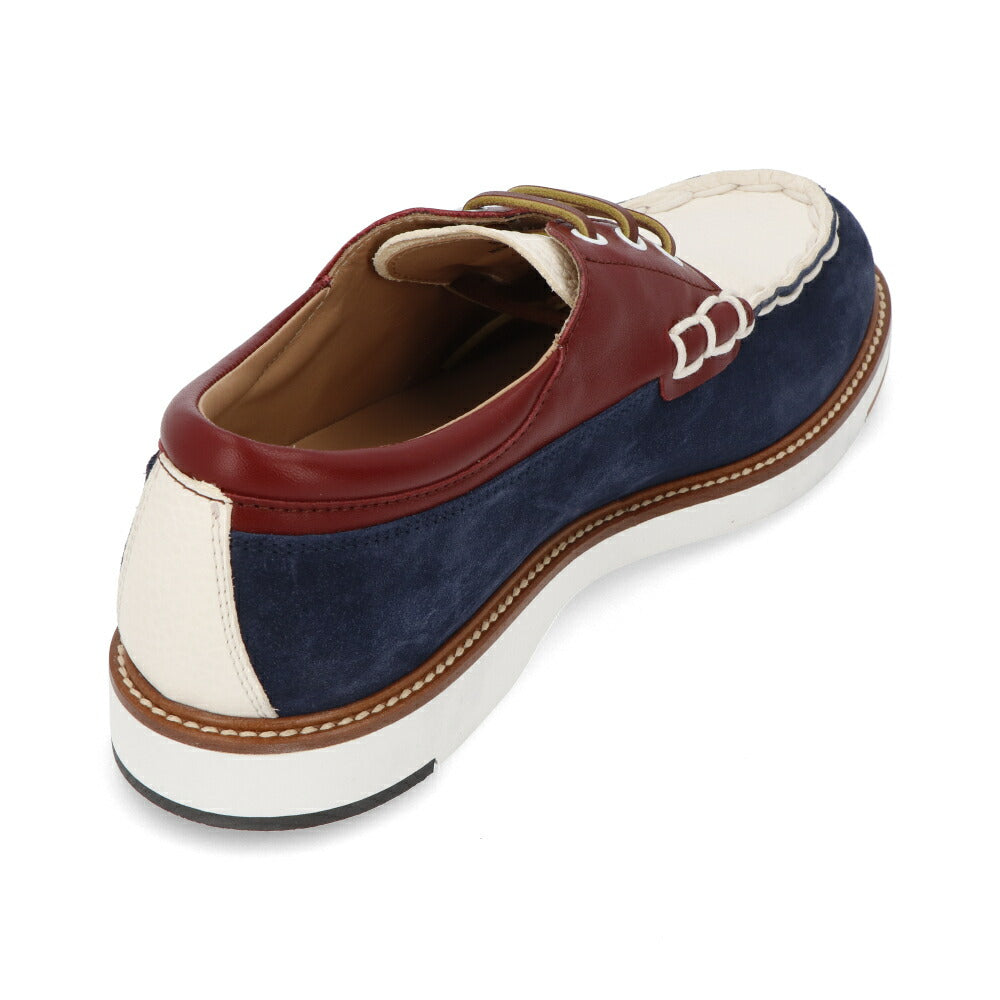 トッズ TOD'S シューズ レザーシューズ メンズ ALLACCIATA LIGHT 05E PQE レッド スエード レザー ボートシューズ マルチカラー レースアップ XXM05E0EB70PQE YH92