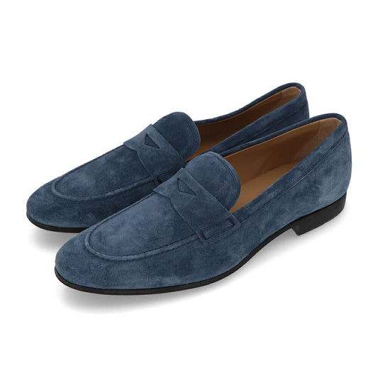 トッズ TOD'S シューズ レザーシューズ メンズ MOCASSINO GOMMA LEGGERA 06B BYE TIRRENO SC ブルー スエード ローファー ロゴ シンプル  XXM06B0Y29ZBYE U614