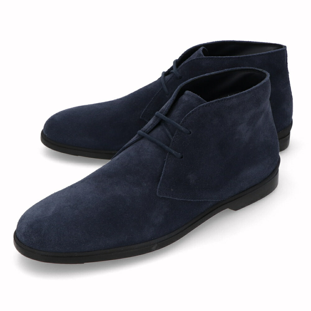 トッズ TOD'S シューズ レザーシューズ メンズ POLACCO CASUAL BUSINESS 07B R ネイビー スエード レースアップ チャッカブーツ デザートブーツ ハイカット XXM07B00D80RE0 U820