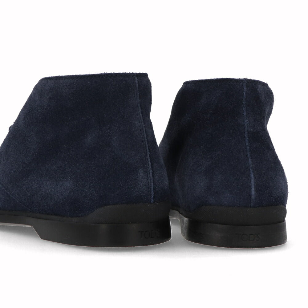 トッズ TOD'S シューズ レザーシューズ メンズ POLACCO CASUAL BUSINESS 07B R ネイビー スエード レースアップ チャッカブーツ デザートブーツ ハイカット XXM07B00D80RE0 U820