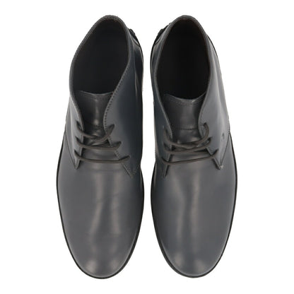 トッズ TOD'S シューズ レザーシューズ メンズ POLACCO REST.DOUBLE T UOMO 08N ブルー系 レザー シルバー系 グレー系 チャッカブーツ レースアップ ロゴ XXM0CD00D8X08N B612