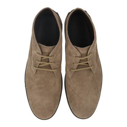トッズ TOD'S シューズ レザーシューズ メンズ POLACCO REST. DOUBLE T UOMO CCO TORTORA MEDIO ブラウン スエード チャッカブーツ レースアップ ロゴ XXM0CD00D8ZCCO C815