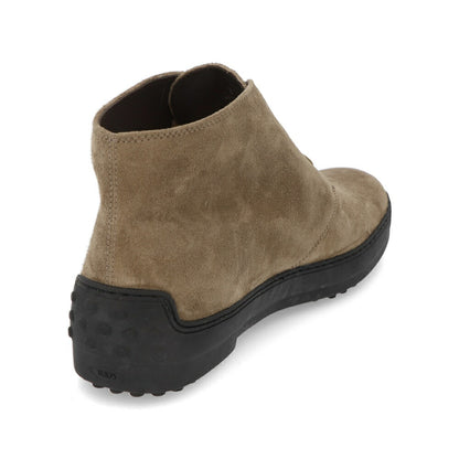トッズ TOD'S シューズ レザーシューズ メンズ POLACCO REST. DOUBLE T UOMO CCO TORTORA MEDIO ブラウン スエード チャッカブーツ レースアップ ロゴ XXM0CD00D8ZCCO C815