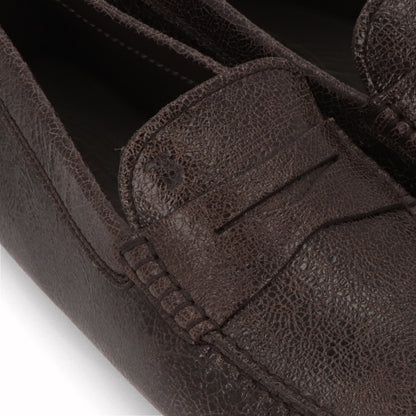 トッズ TOD'S シューズ レザーシューズ メンズ ブラウン レザー ゴンミーニ ドライビングシューズ モカシン スリッポン