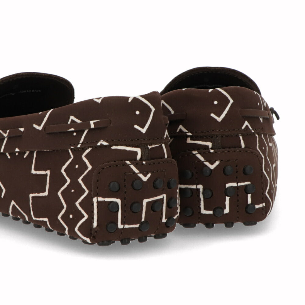 トッズ TOD'S シューズ レザーシューズ メンズ INFIL ATURA PELLE NEW GOMMINI 122 OSU ブラウン レザー ゴンミーニ ドライビングシューズ モカシン リボン 柄 XXM0GW0DQ20OSU S610