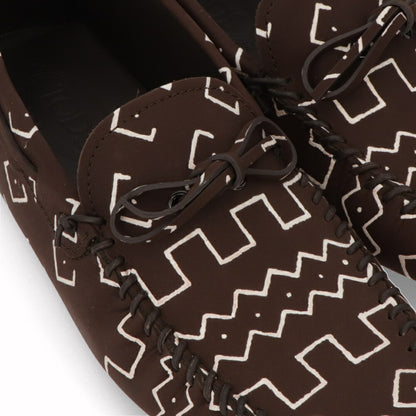 トッズ TOD'S シューズ レザーシューズ メンズ INFIL ATURA PELLE NEW GOMMINI 122 OSU ブラウン レザー ゴンミーニ ドライビングシューズ モカシン リボン 柄 XXM0GW0DQ20OSU S610