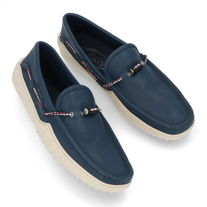 トッズ TODS ローファー メンズ シューズ レザーシューズ ネイビー レザー ゴンミーニ ドライビングシューズ モカシン XXM24C0CW00SFR U614
