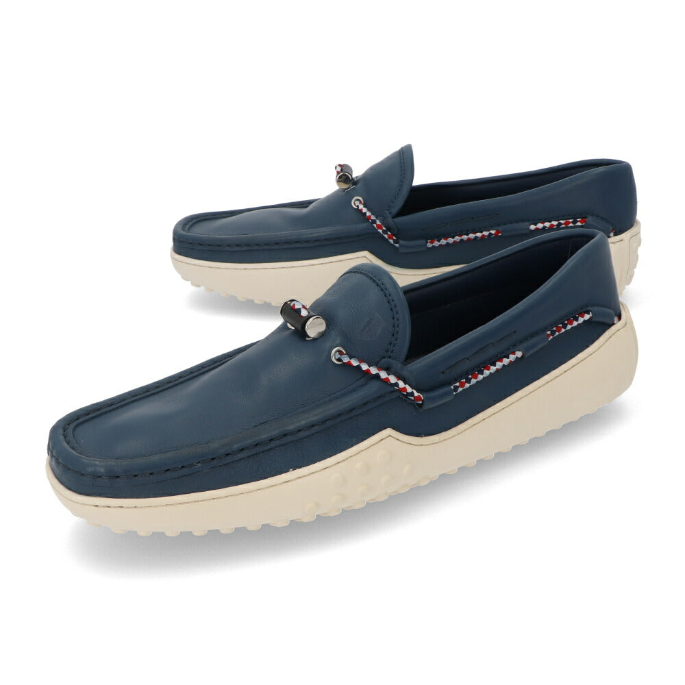 トッズ TODS ローファー メンズ シューズ レザーシューズ ネイビー レザー ゴンミーニ ドライビングシューズ モカシン XXM24C0CW00SFR U614