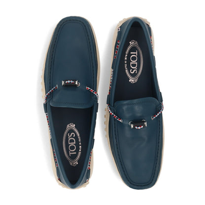 トッズ TODS ローファー メンズ シューズ レザーシューズ ネイビー レザー ゴンミーニ ドライビングシューズ モカシン XXM24C0CW00SFR U614