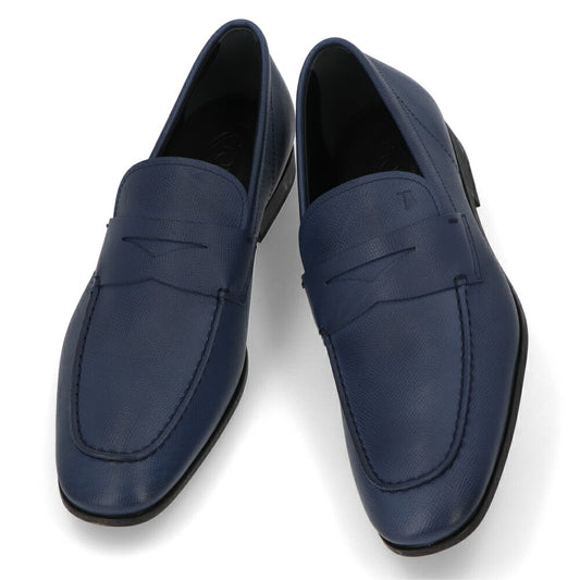 トッズ TOD'S シューズ レザーシューズ メンズ MOCASSINO GOMMA LEGGERA 51B PLT BLU NAVY ネイビー レザー ローファー ロゴ シンプル XXM51B00010PLT U807