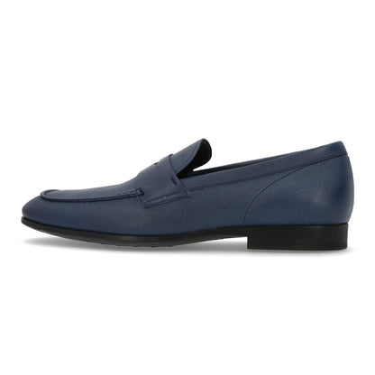 トッズ TOD'S シューズ レザーシューズ メンズ MOCASSINO GOMMA LEGGERA 51B PLT BLU NAVY ネイビー レザー ローファー ロゴ シンプル XXM51B00010PLT U807