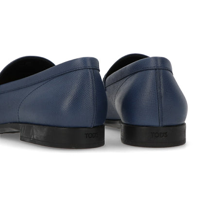 トッズ TOD'S シューズ レザーシューズ メンズ MOCASSINO GOMMA LEGGERA 51B PLT BLU NAVY ネイビー レザー ローファー ロゴ シンプル XXM51B00010PLT U807