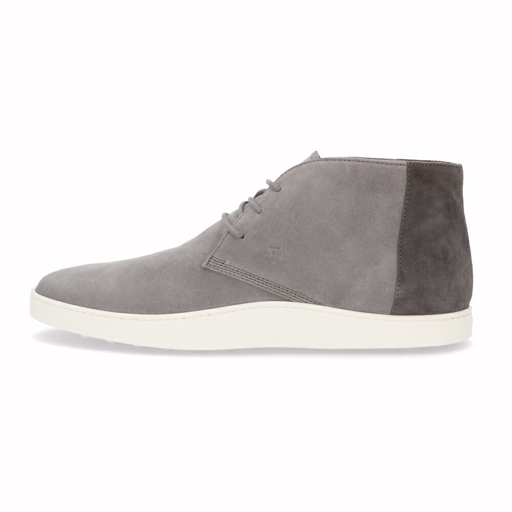 トッズ TOD'S シューズ レザーシューズ メンズ POLACCO CASSETTA CASUAL BICOL 52B RE0 グレー スエード ハイカット ブーツ カジュアル シンプル リボン ツートン XXM52B0AW50RE0 01OZ