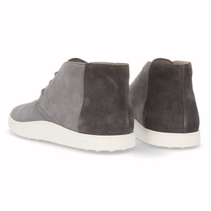 トッズ TOD'S シューズ レザーシューズ メンズ POLACCO CASSETTA CASUAL BICOL 52B RE0 グレー スエード ハイカット ブーツ カジュアル シンプル リボン ツートン XXM52B0AW50RE0 01OZ