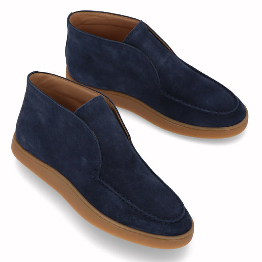 トッズ TOD'S シューズ レザーシューズ メンズ POLACCO ELASTICO CASUAL BICOL 52B RE0 GALASSIA ネイビー スエード チャッカブーツ デザートブーツ ハイカット ブーツ カジュアル シンプル XXM52B0CW20RE0 U820