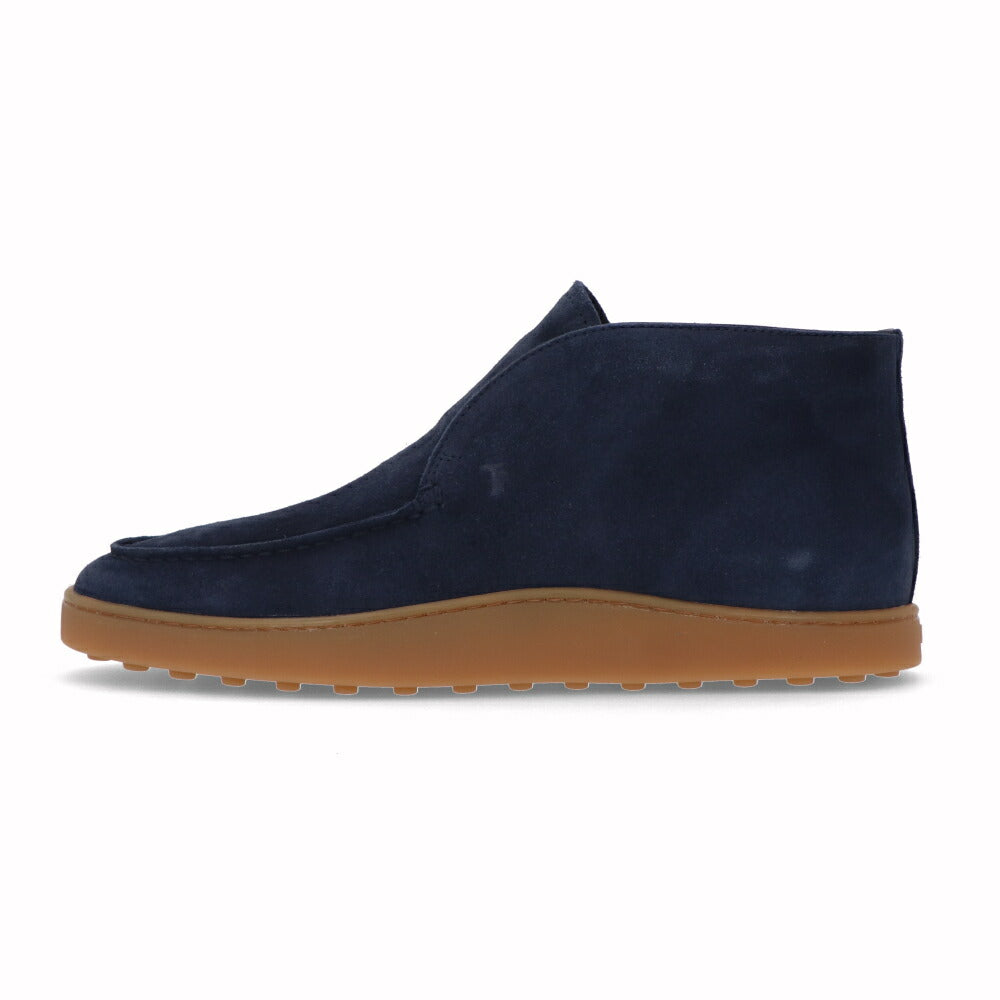 トッズ TOD'S シューズ レザーシューズ メンズ POLACCO ELASTICO CASUAL BICOL 52B RE0 GALASSIA ネイビー スエード チャッカブーツ デザートブーツ ハイカット ブーツ カジュアル シンプル XXM52B0CW20RE0 U820