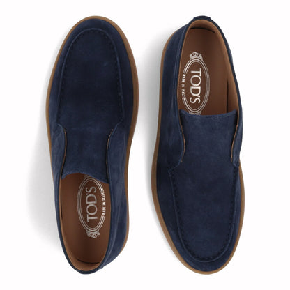 トッズ TOD'S シューズ レザーシューズ メンズ POLACCO ELASTICO CASUAL BICOL 52B RE0 GALASSIA ネイビー スエード チャッカブーツ デザートブーツ ハイカット ブーツ カジュアル シンプル XXM52B0CW20RE0 U820
