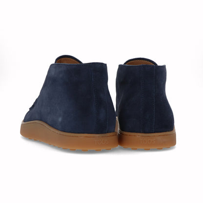 トッズ TOD'S シューズ レザーシューズ メンズ POLACCO ELASTICO CASUAL BICOL 52B RE0 GALASSIA ネイビー スエード チャッカブーツ デザートブーツ ハイカット ブーツ カジュアル シンプル XXM52B0CW20RE0 U820