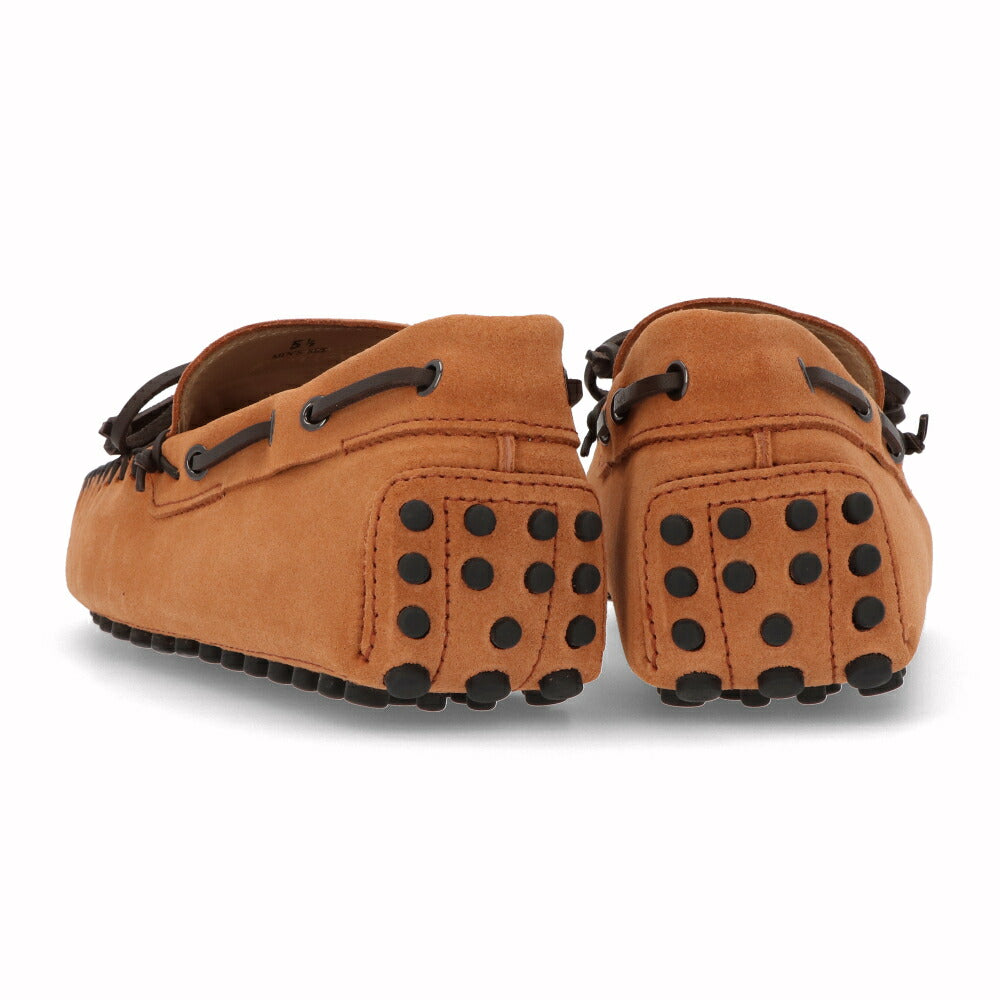 トッズ TOD'S シューズ レザーシューズ メンズ MOD.BARCA NUOVO GOMMINO 64C RE0 RUGGINE ブラウン スエード ゴンミーニ ドライビングシューズ モカシン ロゴ リボン XXM64C0DQ20RE0 G805