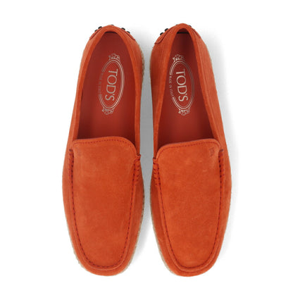 トッズ TOD'S シューズ レザーシューズ メンズ MOCASSINO ESPADRILLAS 66B RE0 MATTONE CH オレンジ スエード ゴンミーニ モカシン  エスパドリーユ ロゴ シンプル スリッポン XXM66B0BM40RE0 G806