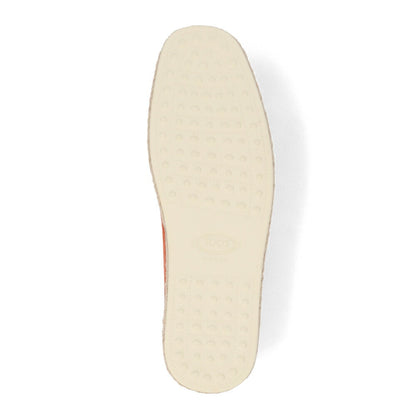 トッズ TOD'S シューズ レザーシューズ メンズ MOCASSINO ESPADRILLAS 66B RE0 MATTONE CH オレンジ スエード ゴンミーニ モカシン  エスパドリーユ ロゴ シンプル スリッポン XXM66B0BM40RE0 G806