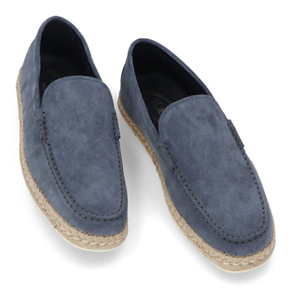 トッズ TOD'S シューズ レザーシューズ メンズ MIOCASSINO ESP 66B HG0 BIRO ブルー スエード ゴンミーニ ドライビングシューズ エスパドリーユ ロゴ シンプル XXM66B0BM4ZHG0 U806