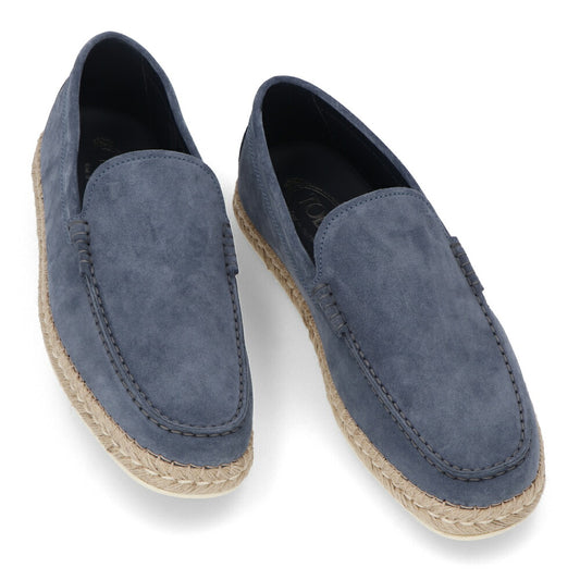 トッズ TOD'S シューズ レザーシューズ メンズ MIOCASSINO ESP 66B HG0 BIRO ブルー スエード ゴンミーニ ドライビングシューズ エスパドリーユ ロゴ シンプル XXM66B0BM4ZHG0 U806